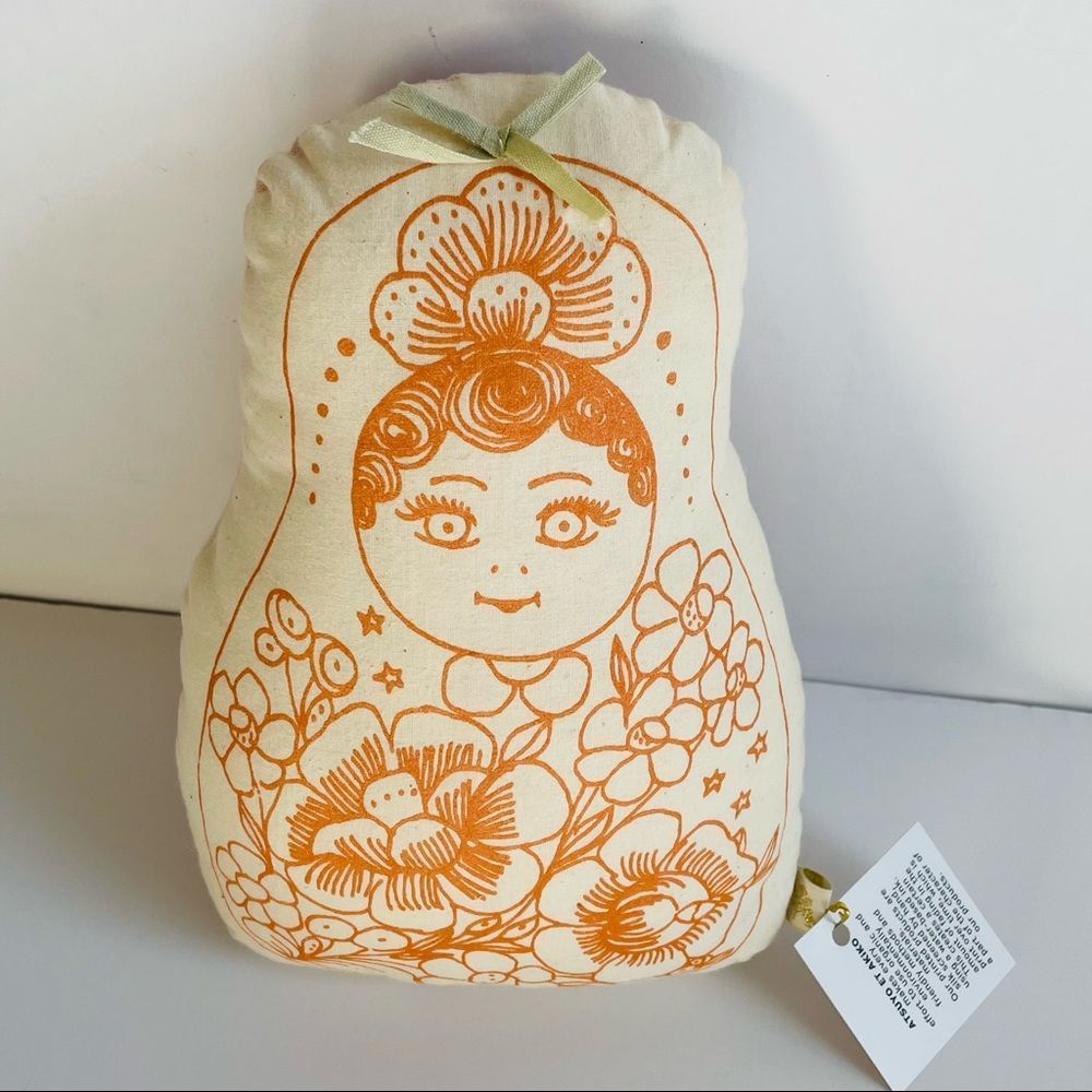 Team Sara Atsuyo et Akiko Cushion Pillows Toy MATRYOSHKA Brand New
